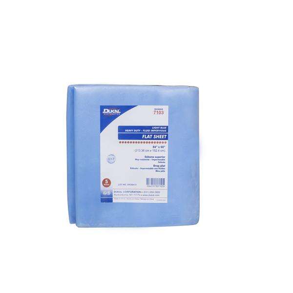 Flat Sheet 84 in x 60 in Blue 50/Case